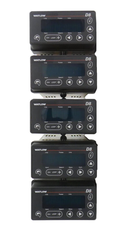 Watlow D881-0000-1000 Temperature Controller TB50 D8 AMAT Lot of 5 Working