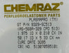 Chemraz Perfluoroelastomer Parts 9329-SC513 O-Ring Reseller Lot of 3 New Surplus