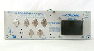 Condor HDD24-7.2-A+ DC Power Supply 24V Power-One Working Spare