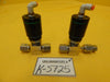 Qualiflow 2x10-9atm.cm3/Sec 2-Way Pneumatic Valve Reseller Lot of 2 Used Working