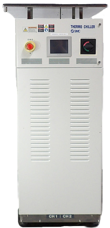 SMC HRZD020-WS-WS 20kW Dual Channel VFD Refrigerated Chiller DI Water Working