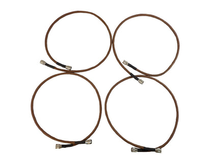 Novellus Systems 38-360340-00 RF Coaxial Cable 4 Foot Reseller Lot of 4 Working