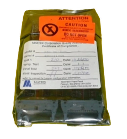 Matrix Corporation DSC-5K-SVGL Interface PCB Card New Surplus