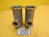 Edwards High Vacuum Tube Tee NW50 NW25 iQDP Series Lot of 2 Used Working