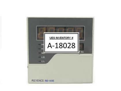 Keyence RD-50E Anaolg Sensor Controller RD Series Working Surplus
