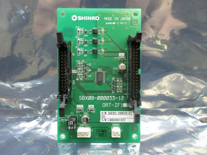 Shinko Electric SCE93-100010-C1 Interface Board PCB SBX08-000033-12 Used Working
