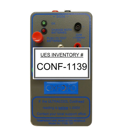 Oxford Instruments 1108-107 Temperature Indicator Module ULTRACOOL Vacuum Spare