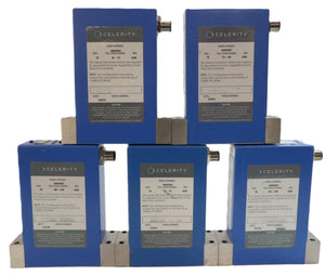 Celerity Mykrolis AANGDD0W1 Mass Flow Controller MFC Reseller Lot of 5 Working