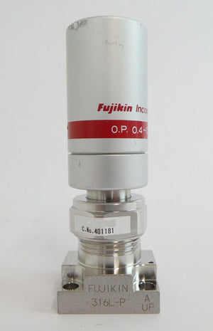 Fujikin 401181 Pneumatic Diaphragm Valve Reseller Lot of 10 Working Surplus