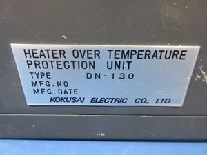 Kokusai Electric DN130PS Overheat Protector Kokusai Zestone DD-1203V Used