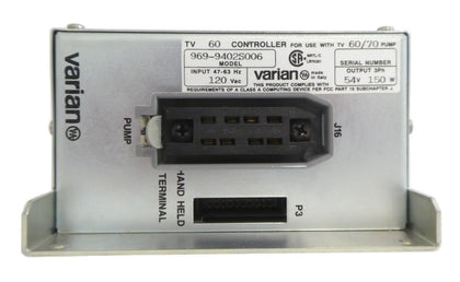 Turbo-V 60 Varian 969-9402S006 Turbomolecular Pump Controller Working Surplus