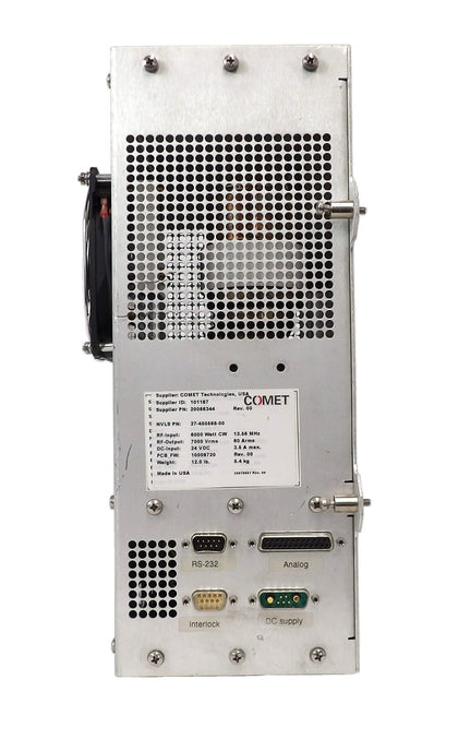 Comet Technologies 20066344 RF Match Novellus 27-450568-00 As-Is