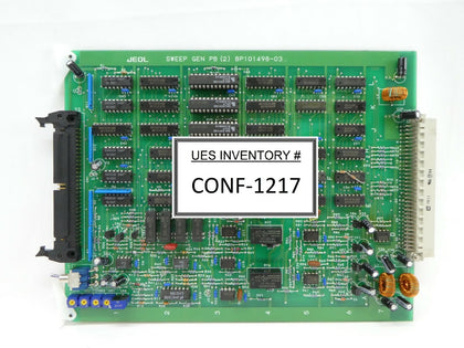 JEOL BP101498-03 SWEEP GEN PB(2) PCB Card JWS-7555S Wafer Review SEM Working