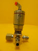 Qualiflow F HF Series 4-Way Pneumatic Valve 2x10-9atm.cm3/Sec Used Working