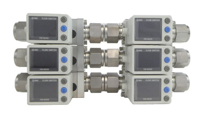 SMC PF3W720-04-ET-G-X255 Digital Flow Switch AMAT 1270-03609 Lot of 6 New