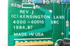Kensington 4000-60010 SBC Single Board Computer PCB Card v17.98 MMFSB 4000-60048