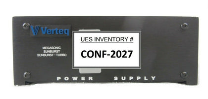 Verteq Process Systems Megasonic Sunburst-Turbo Power Supply Working Surplus