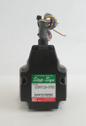Sanyo Denki 103H7126-07E0 Stepping Motor Step-Syn Lot of 3 New Surplus