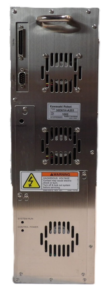 Kawasaki 30D61H-A203 Wafer Handling FI Robot Controller Working Surplus