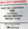 Edwards U20000924 iNIM Network Interface D37310000 Working Surplus