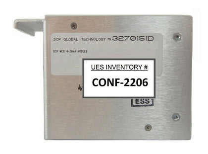 SCP Global Technology 3270151D MCS 4-20MA Module Santa Clara Plastics New Spare