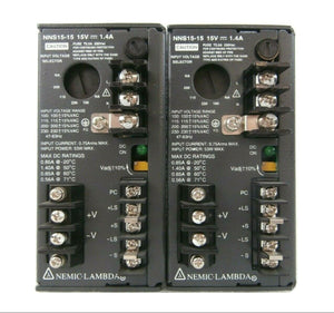 Nemic-Lambda NNS15-5 Power Supply Reseller Lot of 2 Hitachi I-900SRT Working