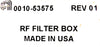 AMAT Applied Materials 0010-53575 RF Filter Box 0022-01547 Working