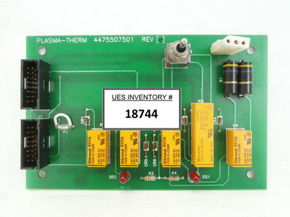 Plasma-Therm 4475507501 Relay Board PCB SLR 770/770MF Working Spare