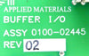 AMAT Applied Materials 0100-02445 Buffer I/O PCB Card Rev. 02 P5000 New Spare