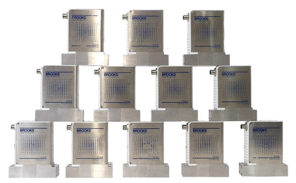 Brooks Instrument GF125CXXC Mass Flow Controller MFC Reseller Lot of 12 Working