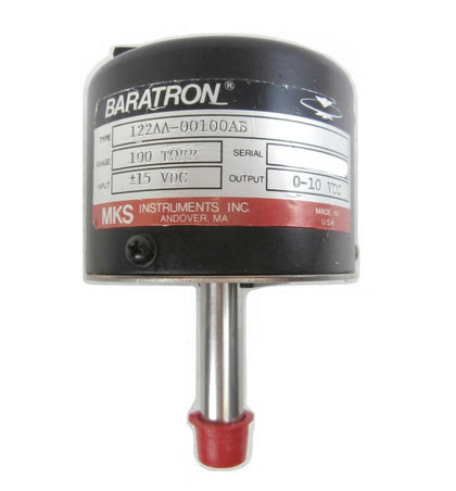 MKS Instruments 122AA-00100AB Baratron Pressure Transducer Type 122 Tube Working
