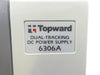 Topward 6306A Dual-Tracking Triple Output DC Power Supply Working Surplus