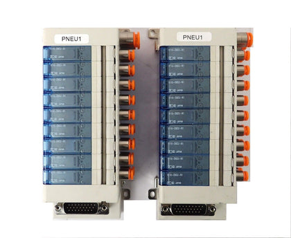 SMC VV100-DUS01729 9-Port Pneumatic Manifold Reseller Lot of 2 Working