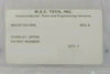 M.E.C. Tech MEC81104-200L Overlay Upper AMAT Applied Materials Lot of 4 New