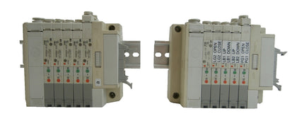 SMC 5-Port Pneumatic Manifold Lot of 2 TEL Tokyo Electron 3D80-000053-V1 Used