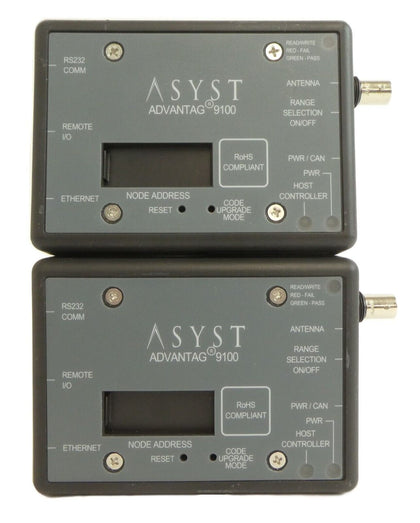Asyst 9701-2936-01 RFID Controller Advantag 9100 Lot of 2 Working Surplus