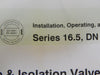 VAT 16548-PA21-AAB1 Pneumatic Pendulum Isolation Valve Series 16.5 New Surplus