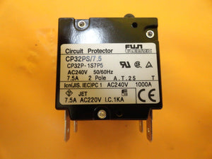 Fuji Electric CP32PS/7.5 Circuit Protector Reseller Lot of 12 Used Working