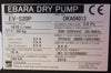 EV-S Ebara Technologies EV-S20P Dry Vacuum Pump 500762293 OEM Refurbished