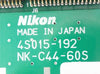 Nikon 4S015-192 Processor PCB Card NK-C44-60S NSR-S307E Working Surplus