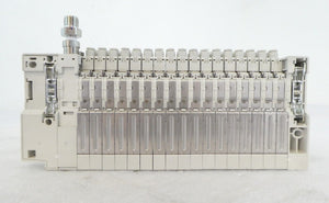 SMC SQ1131Y-5-C4-Q 17-Port Pneumatic Manifold Assembly PR300Z Working Surplus