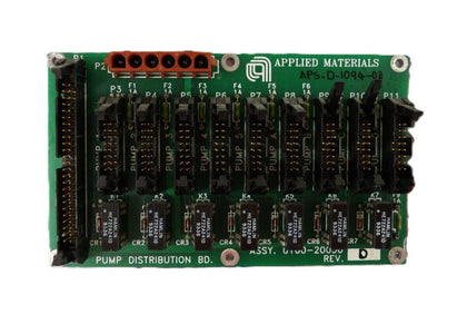AMAT Applied Materials 0100-20050 Pump Distribution PCB Board Working Spare