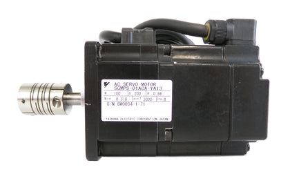 Yaskawa Electric SGMPS-01ACA-YA13 AC Servo Motor AMAT 0190-51415 Working
