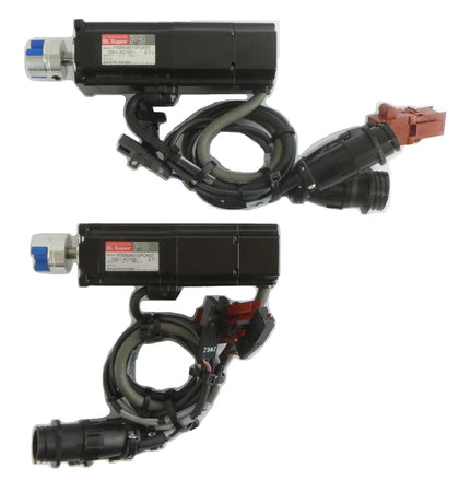 Sanyo Denki P30B04010PCKST AC Servo Motor BL Super P3 Lot of 2 Working Surplus
