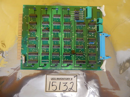 JEOL MP002768-02 HT VAC ITF PB Interface Board PCB Card EM-2010F Used Working