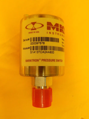 MKS Instruments 51A13TCA2AA800 Mini Baratron Vacuum Pressure Switch New Surplus