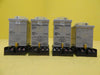 Omron H3CR Analog Timer Lot of 4 H3CR-H8L H3CR-A8 TEL Tokyo Electron PR300Z Used