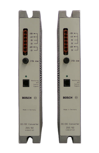 Bosch 8698817831 DC/DC Converter ZGS 102 Lot of 2 Working Surplus