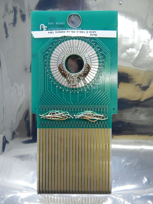 Alphatronics Gold Card 3 Probe Card PCB Standard B481 100.0 Ohms Meters 1&4 Used