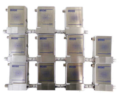 Brooks Instrument GF125C Mass Flow Controller MFC AMAT Reseller Lot of 11 Spare